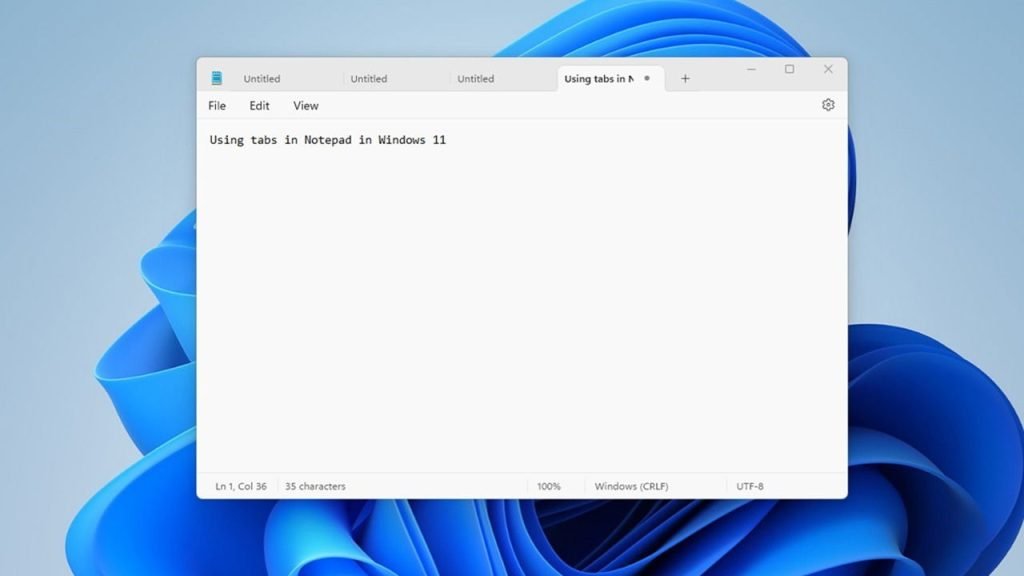 استخدام علامات التبويب في Windows Notepad: كل ما تحتاج إلى معرفته استخدام علامات التبويب في Windows Notepad: كل ما تحتاج إلى معرفته