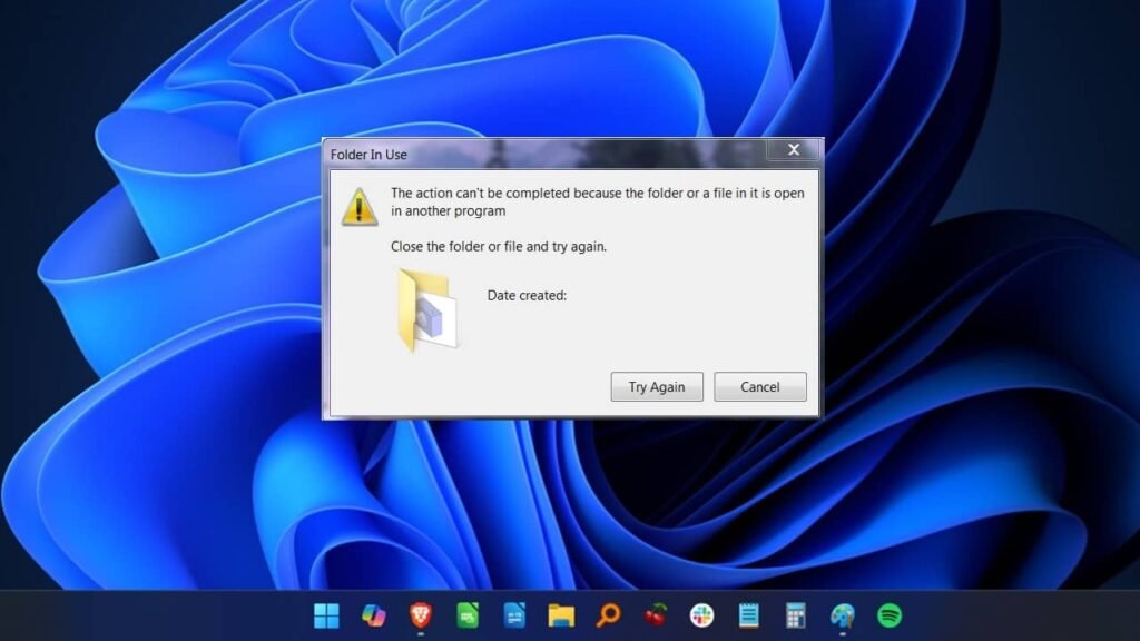 كيفية حل “الملف مفتوح في برنامج آخر” في Windows